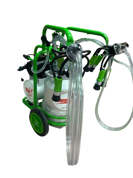 Aliminyum Güğümlü Çiftli Süt Sağma Makinası - 2 Yıl Garantili - 2