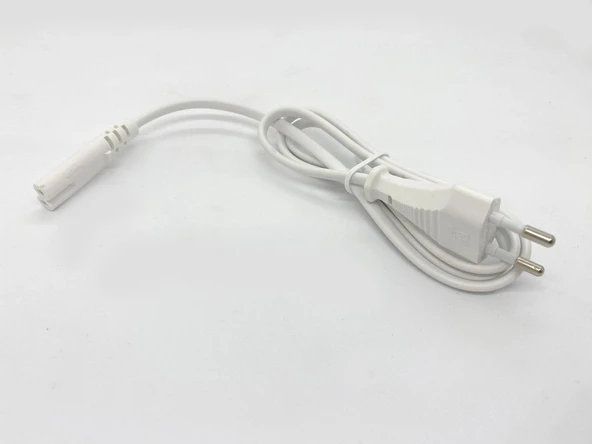 KOBILIGHT 2*0,50 MM² 1,00 MT FİŞLİ TEYP KABLOSU (BEYAZ) ürün görseli 1