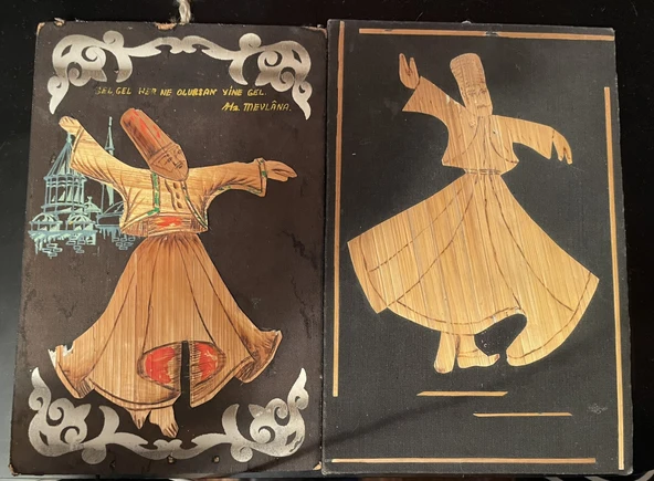 VİNTAGE 2 ADET MEVLANA