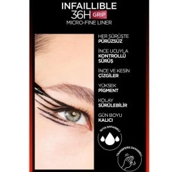 Loreal Paris Infaillible 36H Grip Micro Fine Eyeliner 04 Dew Berry - Resim 3