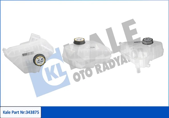 KALE 343875 RADYATOR YEDEK SU DEPOSU FIESTA VI 1.4TDCI 1.6TDCI 90PS 1.6 16V 08>KAPAKLI 1504818-8V218K218BB ürün görseli