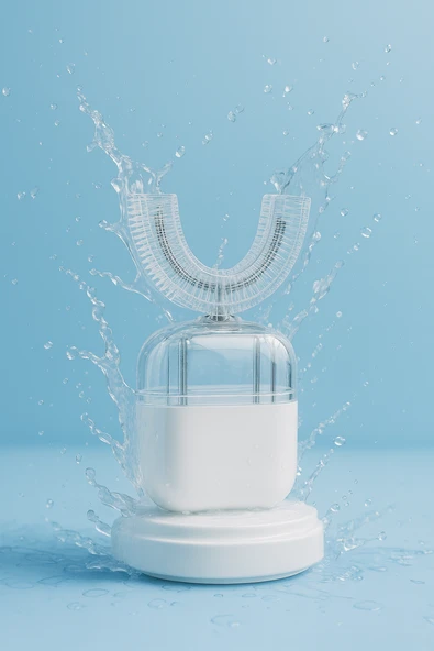 Şarjlı Titreşimli 360 derece U Diş Fırçası - 3