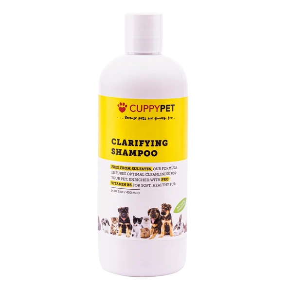CuppyPet Kedi Arındırıcı Şampuan 400 ml - 1