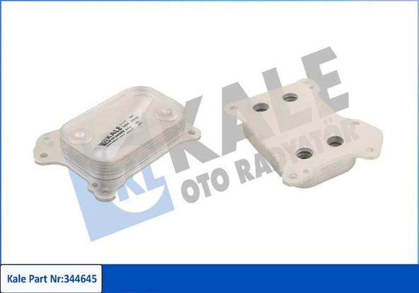 KALE 344645 YAĞ SOĞUTUCU RADYATÖRÜ CORSA C-D COMBO C-D ASTRA H-J MERIVA B-AVEO-DOBLO-LINEA-PUNTO 1.3 CDTI-MTJ 75hp Z13DTH-DTJ A13DTC-DTE-DTR İNCE TİP 93184546-5650358-55193743 ürün görseli 1