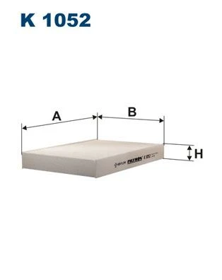 FILTRON K8002 POLEN FİLTRESİ CLIO II 02>KANGOO 98>MEGANE I 96> LOGAN 04> 1.2 1.4 1.6 1.5DCI 1.9DCI K1052 7700424098-7711228912-B729800QAA ürün görseli 1