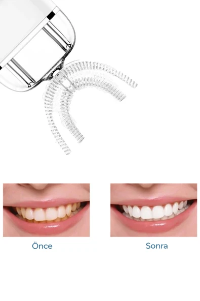 Şarjlı Titreşimli 360 derece U Diş Fırçası - 7