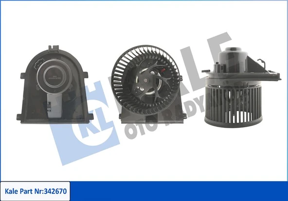 KALE 342670 KALORİFER MOTORU 12V BORA 98-05 -GOLF III-IV-POLO CLASSIC 95-02 -A3 96-03 -CORDOBA 1J1819021-1J1819021A-1J1819021B ürün görseli 1