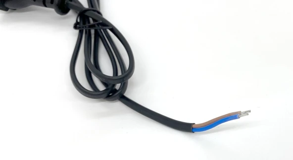 KOBILIGHT 2*0,75 MM² 1,28 FİŞLİ APLİK MASA LAMBASI KABLOSU (SIYAH) - Resim 2