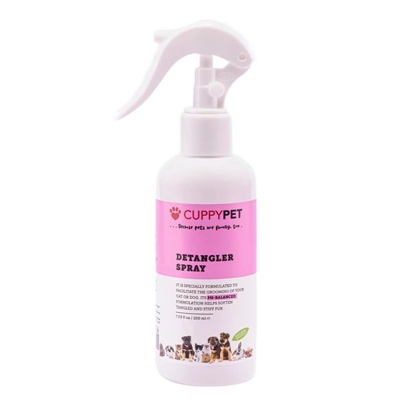 CuppyPet Kedi Kıtık Açıcı Kolay Tarama Spreyi 200 ml