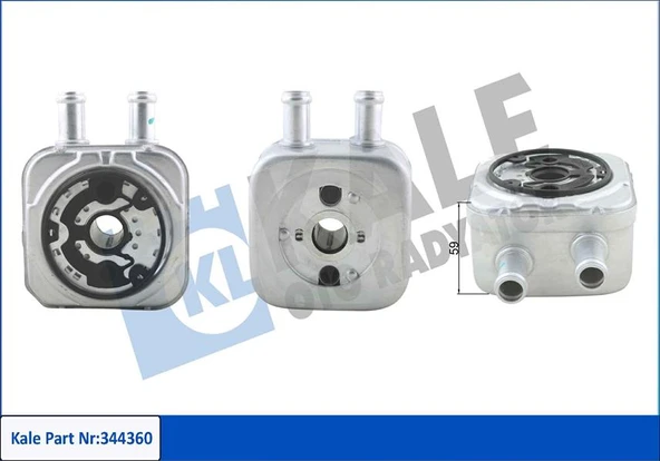 KALE 344360 YAĞ SOĞUTUCU PASSAT 1.9TDI 97->00 028117021-028117021C-028117021E ürün görseli 1