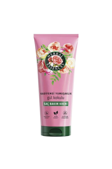 Herbal Essences Kadifemsi Yumuşaklık Gül Kokulu Saç Bakım Kremi 250 ml - Resim 2