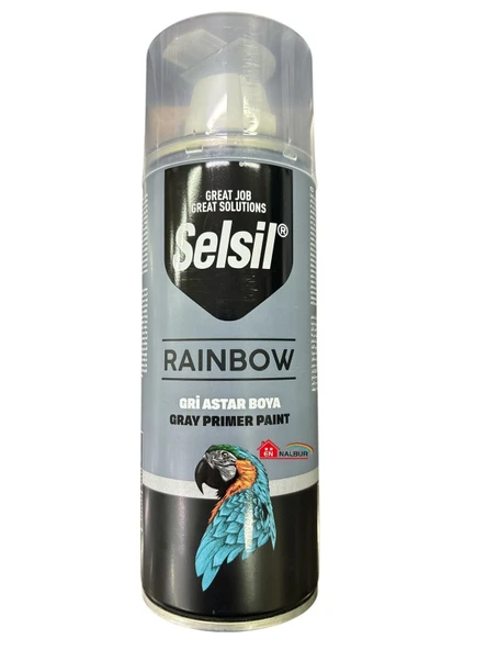 Selsil Rainbow Akrilik Sprey Astar 7042 Gri ürün görseli 1
