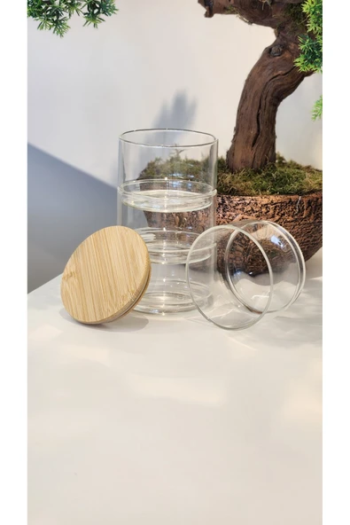 4 KATLI BAMBU KAPAK SAKLAMA KABI - Resim 2