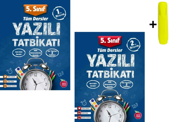 Newton Yayınları 5.Sınıf Yazılı Tatbikatı 1.Dönem Ve 2.Dönem Tüm Dersler ürün görseli