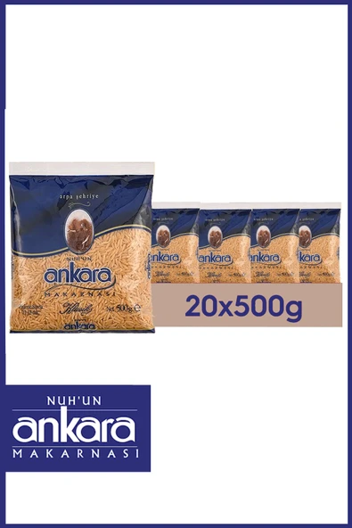 Nuh'un Ankara Arpa Şehriye Makarna 500 gr x 20 Adet ürün görseli