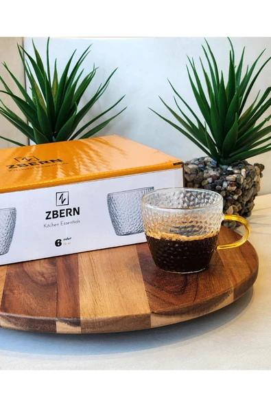 6'LI DESENLİ KUPA -110 ML - Resim 2