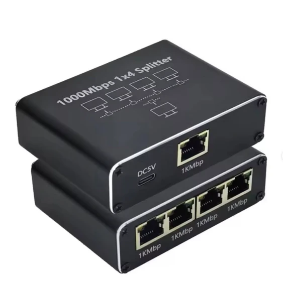 ZR889 Rj45 1To4 Gigabit Splitter ürün görseli 1