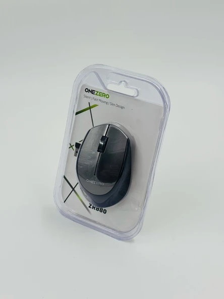 ZR880 Gri Wireless Mouse ürün görseli 1