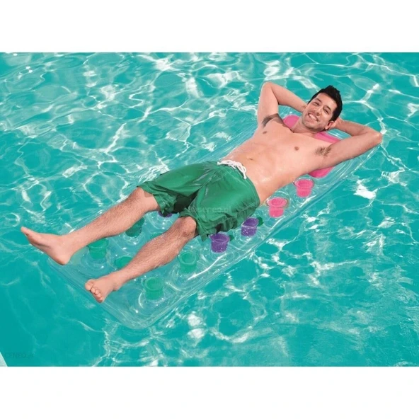 Bestway Şişme Pencereli Bardaklı Deniz Yatağı - 43040 - 4