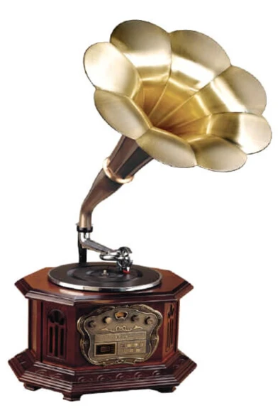 Gramofon Elektronik Plak Çalar Cd Player Radyo Kasetçalar Usb C0099 - Resim 6