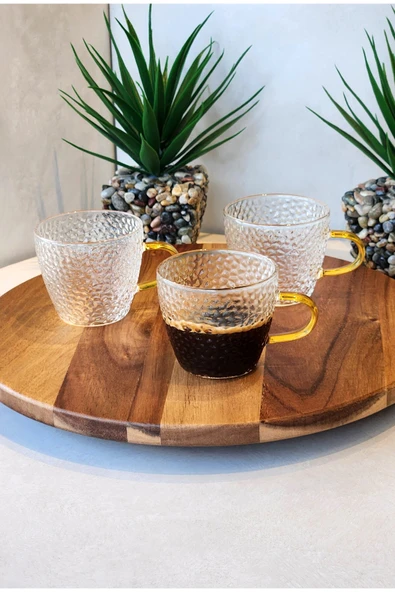 6'LI DESENLİ KUPA -110 ML - Resim 3