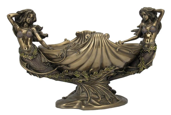 Wise Biblolar - Wise Vazo - Tabak 2 li Kadın Gondol Dekoratif Obje 35x17x12 CM ürün görseli