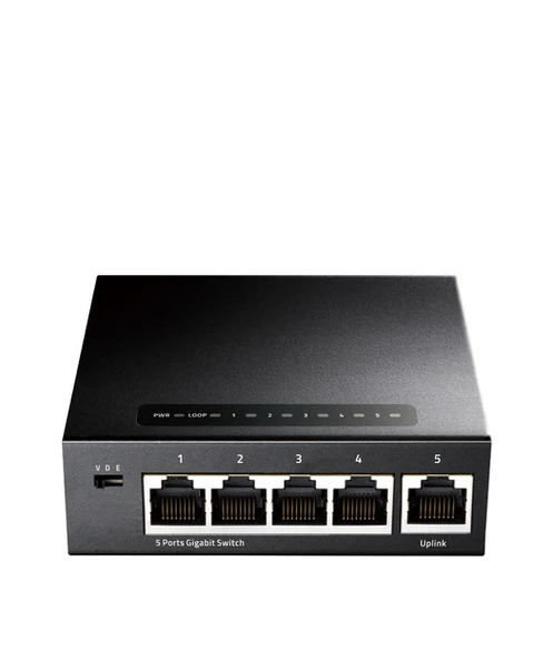 CUDY 5-Port Gigabit Metal  Switch