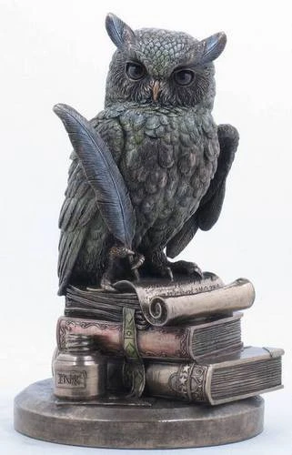 Wise Biblolar - Wise Hayvanlar Alemi Baykuş Biblo Dekoratif Obje 23x14x15 CM ürün görseli