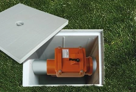 PVC Pissu Atıksu Çekvalfi 125 mm Kilitli ürün görseli 1