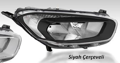 Ayfar Far Sol Siyah Çerçeveli Ford Transit Courier (2018)-- ürün görseli