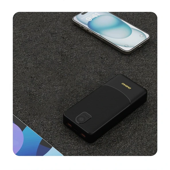 Powerbank Dudao K10Pro 2.4A 20000mAh 2 x USB-A - Siyah (5250) - 2