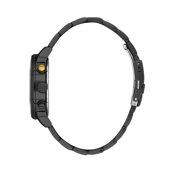 Daniel Klein DKE.1.13643.5 Sarı Siyah Chronograph Takvimli Çelik Kordonlu Erkek Kol Saati - 2