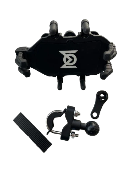 Motosiklet Scooter Atv Bisiklet Gidon Bağlantılı Telefon Tutucu (Titreşim Modüllü) AB Kalite - Resim 4