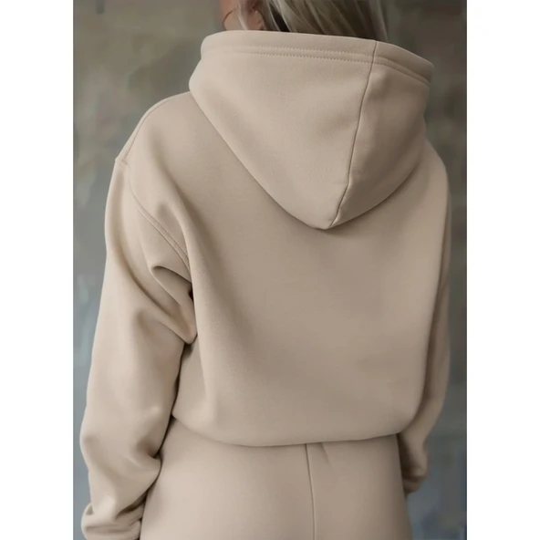 Lucky Life Kadın Uzun Kollu Nope Baskılı Beli Ribanalı Ikili Takım - 3