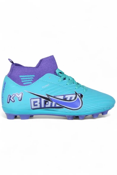 Twingo 590 Turkuaz Krampon Erkek Çocuk Futbol Ayakkabı - Resim 2