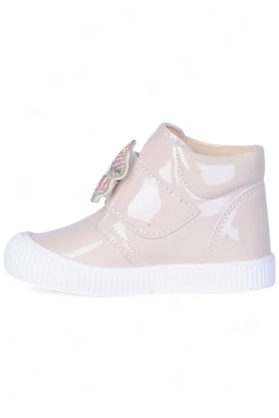 Herbebe 015 Rugan Krem Kız Çocuk Bot - Resim 3