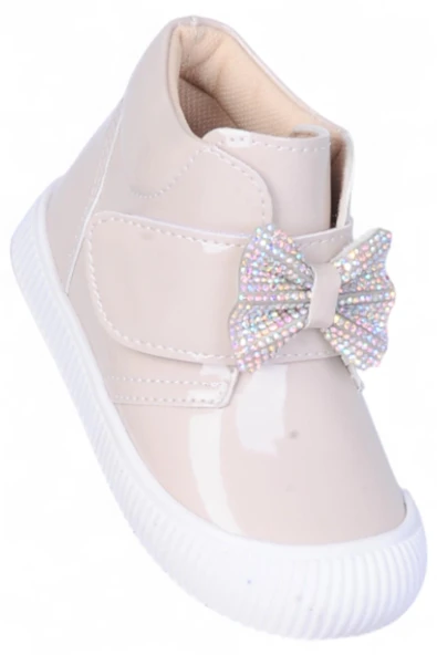 Herbebe 015 Rugan Krem Kız Çocuk Bot ürün görseli