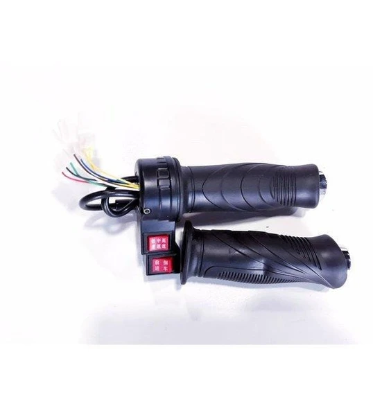 E Bike Geri Vitesli Gaz Kolu 8 Kablolu 3 Soketli - Resim 2