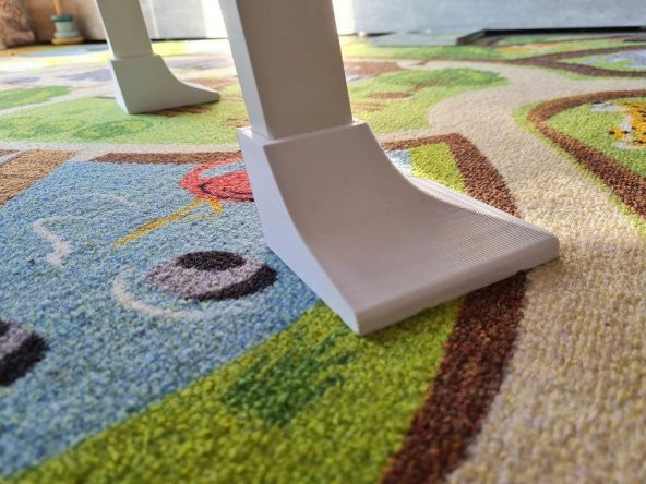 Ikea Bekvaem Öğrenme Kulesi Ayaklar / Anti-Tip-Feet Plastik Aparat