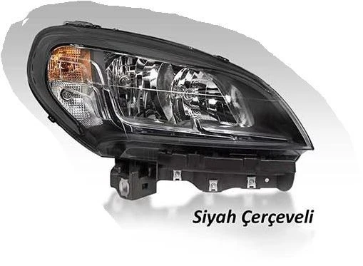 Ayfar Far Motorlu Siyah Çerçeveli Sağ Fıat Doblo (2015?)