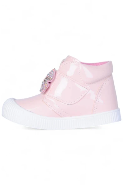 Herbebe 015 Rugan Pudra Kız Çocuk Bot - Resim 3