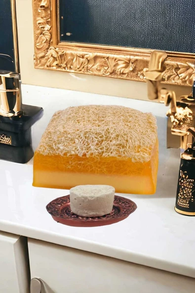 2'li Tüm Cilt Tipleri Yüz Bakım Peeling Kabak Lifli Keçi Sütü Limon Sabun Leke Akne Ruşur Taşı - 2