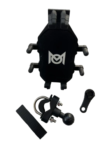 Motosiklet Scooter Atv Bisiklet Gidon Bağlantılı Telefon Tutucu (Titreşim Modüllü) AB Kalite ürün görseli 1