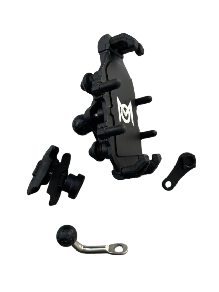 Motosiklet Ayna Bağlantılı Telefon Tutucu (Titreşim Modüllü) AB Kalite - Resim 3