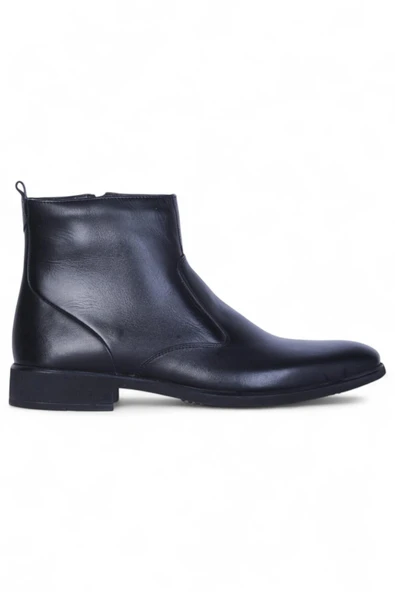 Burç 00705 Siyah Erkek Deri Bot - Resim 2