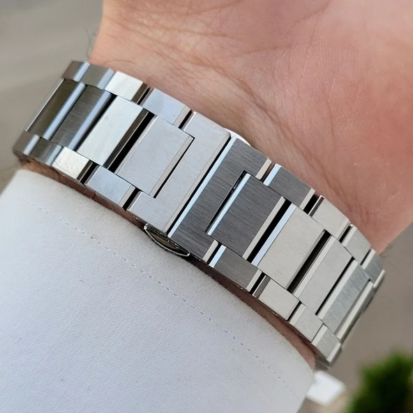 Daniel Klein DKE.1.14014.2 Gümüş Siyah Ay Gün Takvimli Fonksiyonlu Çelik Kordonlu Tourbillon Otomatik Erkek Kol Saati - 4