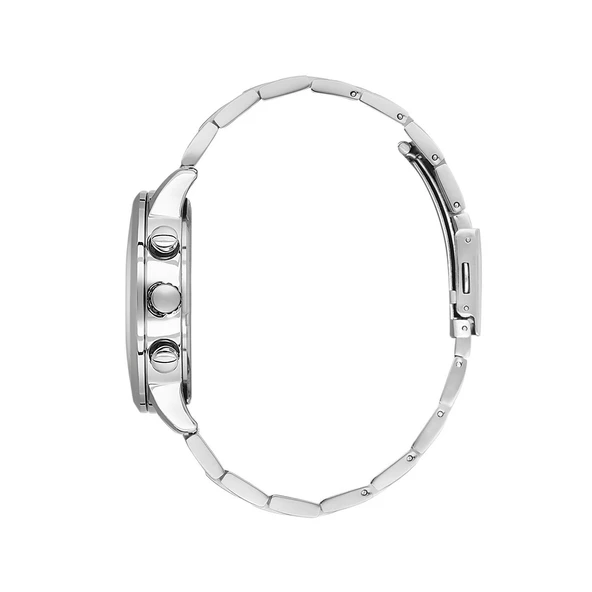 Daniel Klein DK.6.10924.1 Komple Gümüş Dikey Aktif Fonksiyonlu Takvimli Çelik Kordonlu Erkek Kol Saati - 2