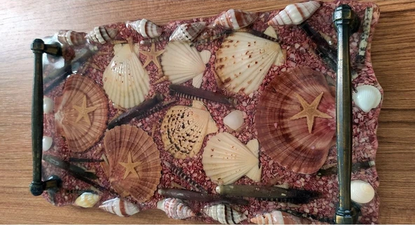 Deniz Manzaralı Tepsi - 12402 4 - Resim 3