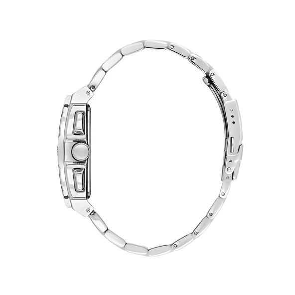 Daniel Klein DKE.1.13756.8 Gümüş Siyah Fonksiyonlu Supersport Köşeli Kavisli Oval Dikdörtgen Erkek Kol Saati - 2