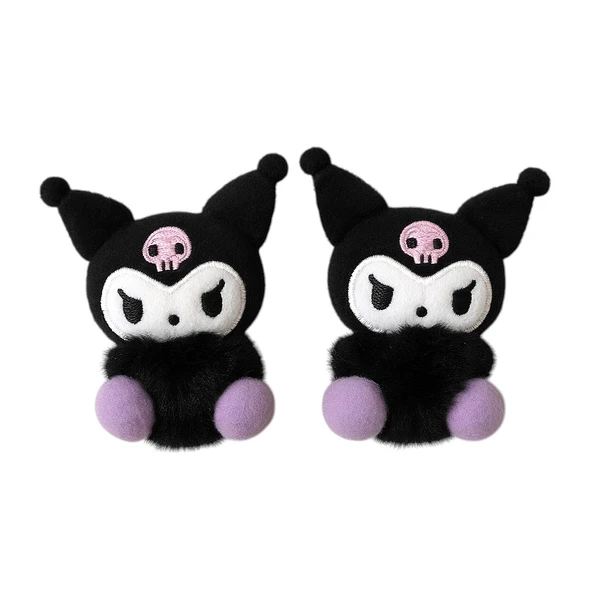 Kuromi Kız Çocuk Lastikli Toka 2li ürün görseli